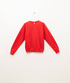 Червоний світшот жіночий оверсайз Classic raglan sweat Fruit of the Loom