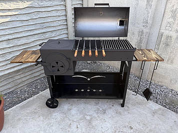 Мангал барбекю c печкой для казана Vulkan Tehno Bent 5 мм