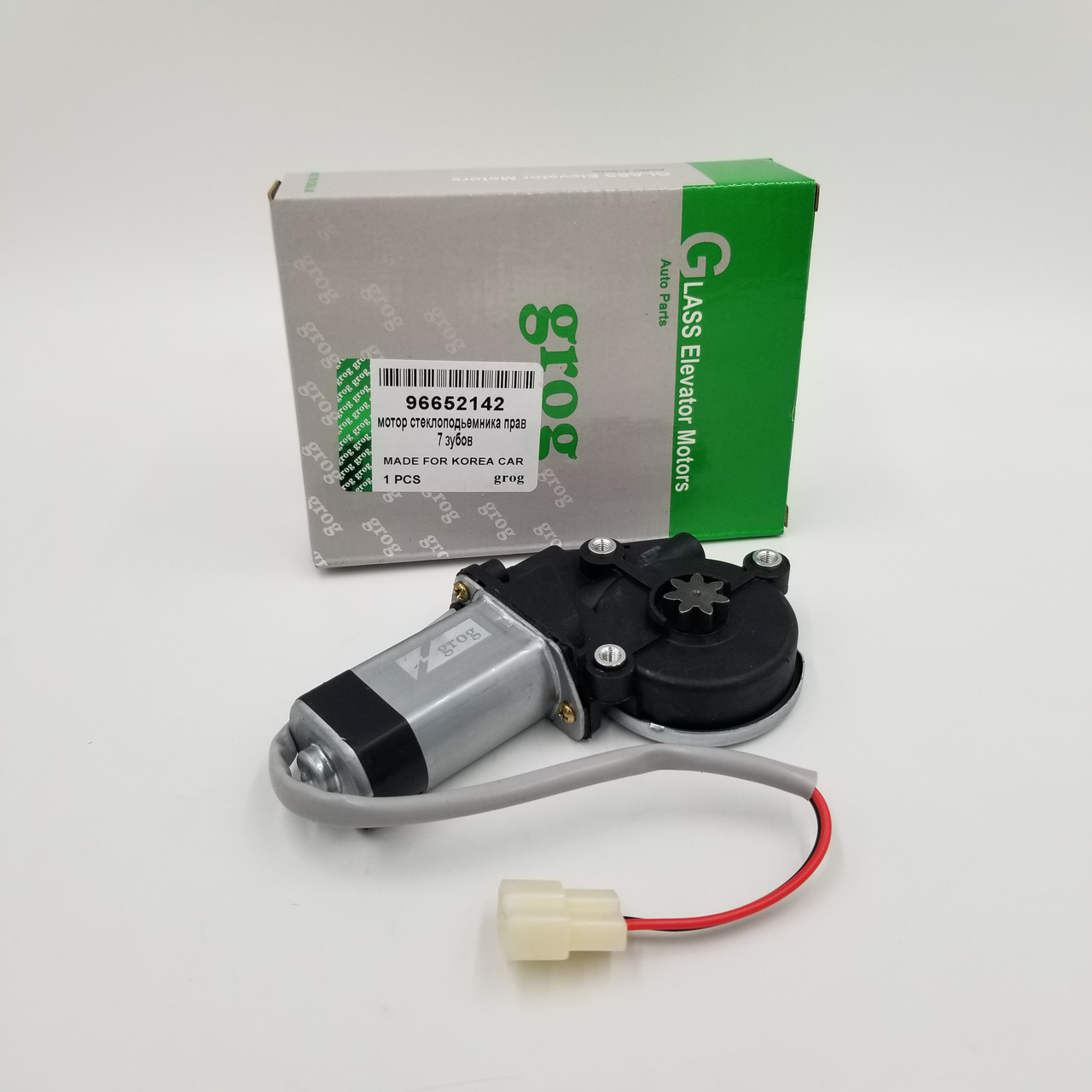 Мотор склопідіймача Авео правий Т200 (7зубов) Grog Корея