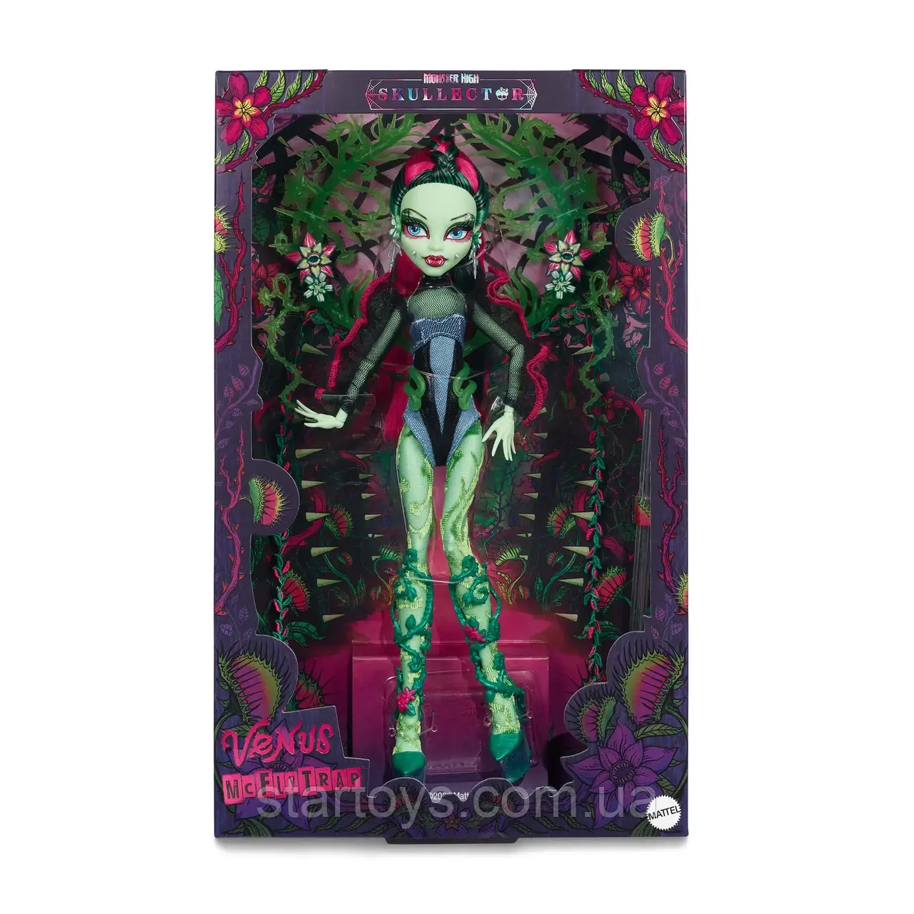 Колекційна Монстер Хай Венера Макфлайтрап - Монстрична мода Monster High Fang Club Venus McFlytrap HYV93