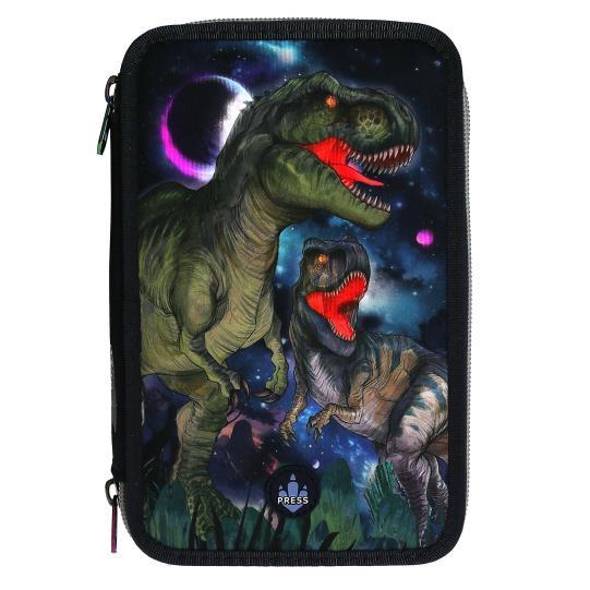 Dino World Потрійний пенал з наповненням LED GALAXY 13131