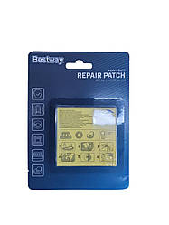 Самоклеючі латки Bestway 62068 — посилені, 10 шт (6,5 × 6,5 см)