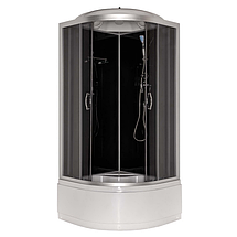 Душовий бокс Vivia Venta 95 BF 90x90x220 см на глибокому піддоні тоноване скло, фото 4