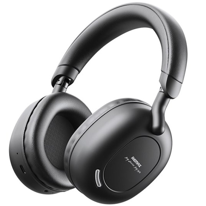 Безпровідні накладні навушники з мікрофоном Remax RB-560HB |BTV5.4, до 15 год роботи| Чорний, фото 1