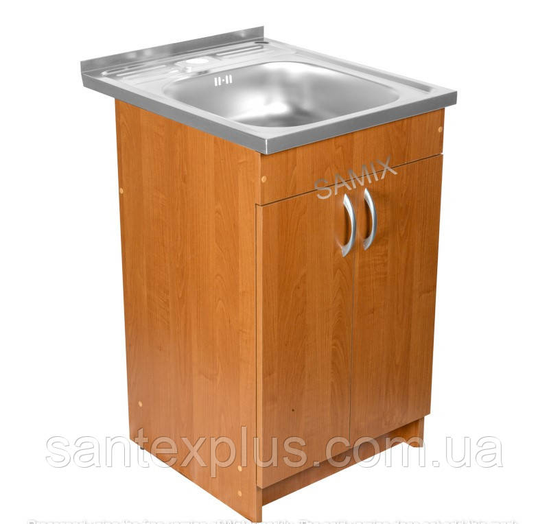 Тумба з мийкою 50х60 Вільха для кухні з сифоном