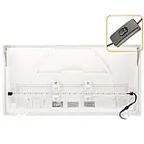 Ferplast CAPRI 80 LED WHITE (100 л) — Акваріум скляний з LED-освітленням і комплектом обладнання (білий), фото 6