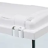 Ferplast CAPRI 80 LED WHITE (100 л) — Акваріум скляний з LED-освітленням і комплектом обладнання (білий), фото 5