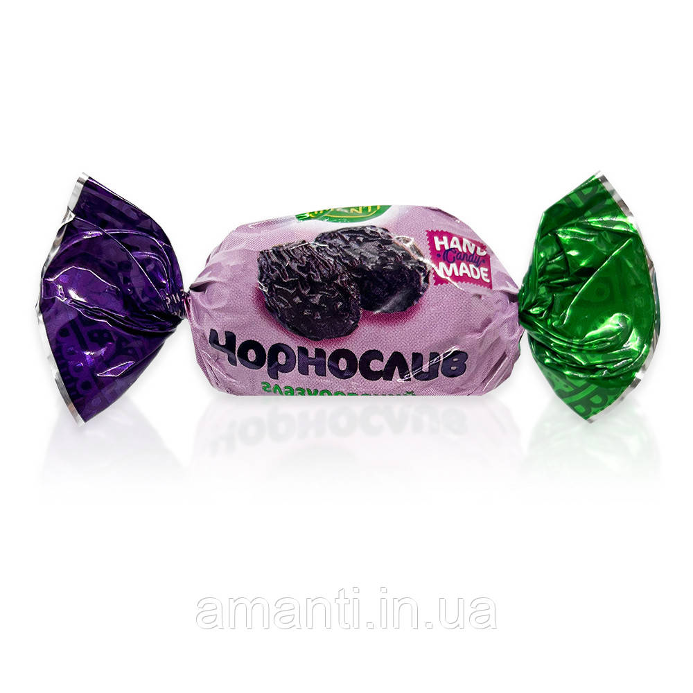 Цукерки «ЧОРНОСЛИВ ГЛАЗУРОВАНИЙ»