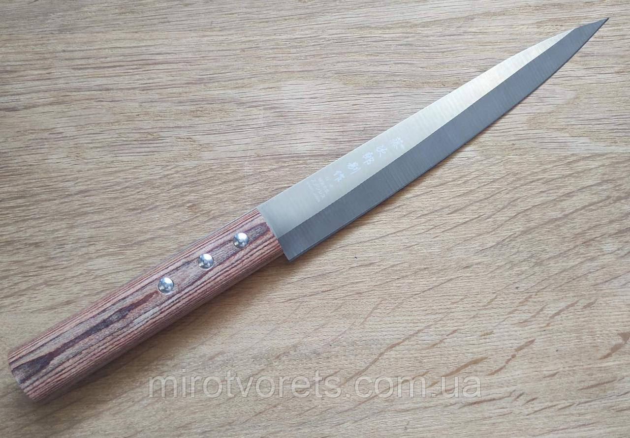 Ніж для нарізки суші/ролів Янагіба 32,3см, фото 1