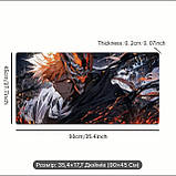 Килимок для миші з дизайном аніме хлопця з монстром , розмір 80/40, фото 6