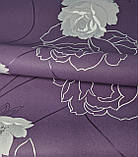 Шпалери вінілові 10 × 0.53 м 6465-30, фіолетові з квітковим візерунком для спальні, вітальні, прихожої, дівочої кімнати, фото 6