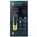 Тример VGR V-996 YELLOW, 4 насадки, LED display, фото 8