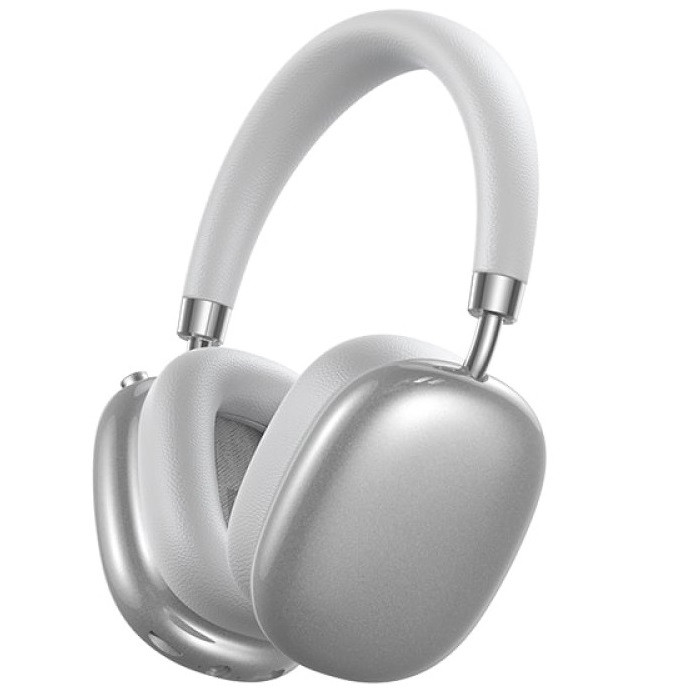 Безпровідні накладні навушники з мікрофоном Remax RB-602HB |BTV5.0, до 70 год роботи| Срібний, фото 1