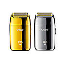 Електробритва VGR V-399 шейвер GOLD, вологостійка, додаткова насадка, LED Display, металева AuraHome, фото 6