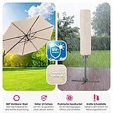 Сонцезахисна парасолька + захисний чохол Daria, бежевий колір, фото 5