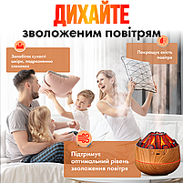 Зволожувач повітря нічник Вулкан 300 мл с LED підсвічуванням і таймером (V-300), фото 5
