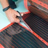 Плівка для монтажу теплої підлоги саморегулююча під ламінат Rexva XT 305 PTC-150 Вт, 50 см, 2 м², фото 4