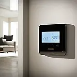 Кнопковий програмований терморегулятор теплої підлоги Castle М6.716 з дисплеєм Чорний, фото 2