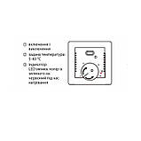 Терморегулятор механічний Castle AC308H чорний сумісний із рамками Шнайдер Уніка, фото 2