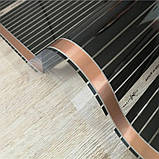 Нагрівальна плівка Felix (Корея) 2.0 м2 + програмований терморегулятор Castle Е51, Інфрачервона підлога, фото 5