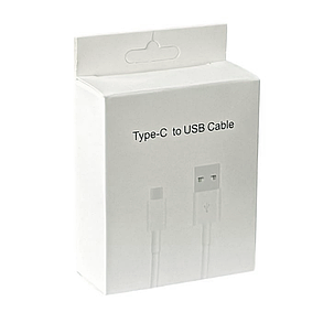 Кабель живлення USB to USB-C (Type-C) 100 см Білий, фото 4