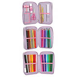 Ylvi Потрійний пенал з наповненням з аплікованим крилом 13417, фото 4