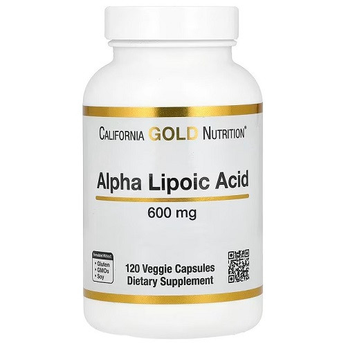Антиоксидант California Gold Nutrition Alpha Lipoic Acid 600 mg (120 капсул.)