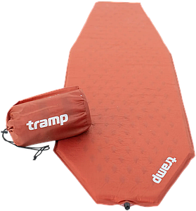Самонадувний килимок Tramp TRI-022 Ultralight Orange | Ультралегкий і компактний туристичний каремат анатомічної форми