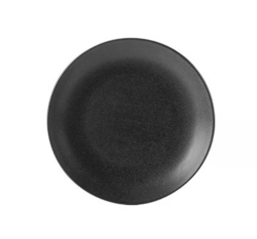 Тарілка дрібна кругла Black порцелянова Porland 300мм 187630/Bl