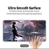 Килимок для миші з дизайном дівчини на фоні озера, розмір 80/30, фото 4