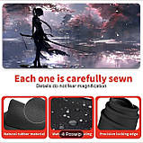 Килимок для миші з дизайном дівчини на фоні озера, розмір 80/30, фото 5