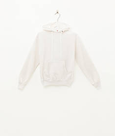 Біле жіноче худі оверсайз Classic hooded sweat Fruit of the Loom