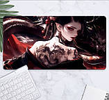 Килимок для миші з дизайном містичної дівчини , розмір 60/30, фото 2