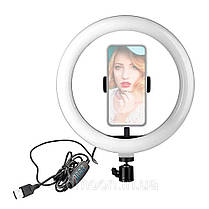 Кільцева світлодіодна лампа Ring Fill Light QX-300 діаметром 30 см, фото 3