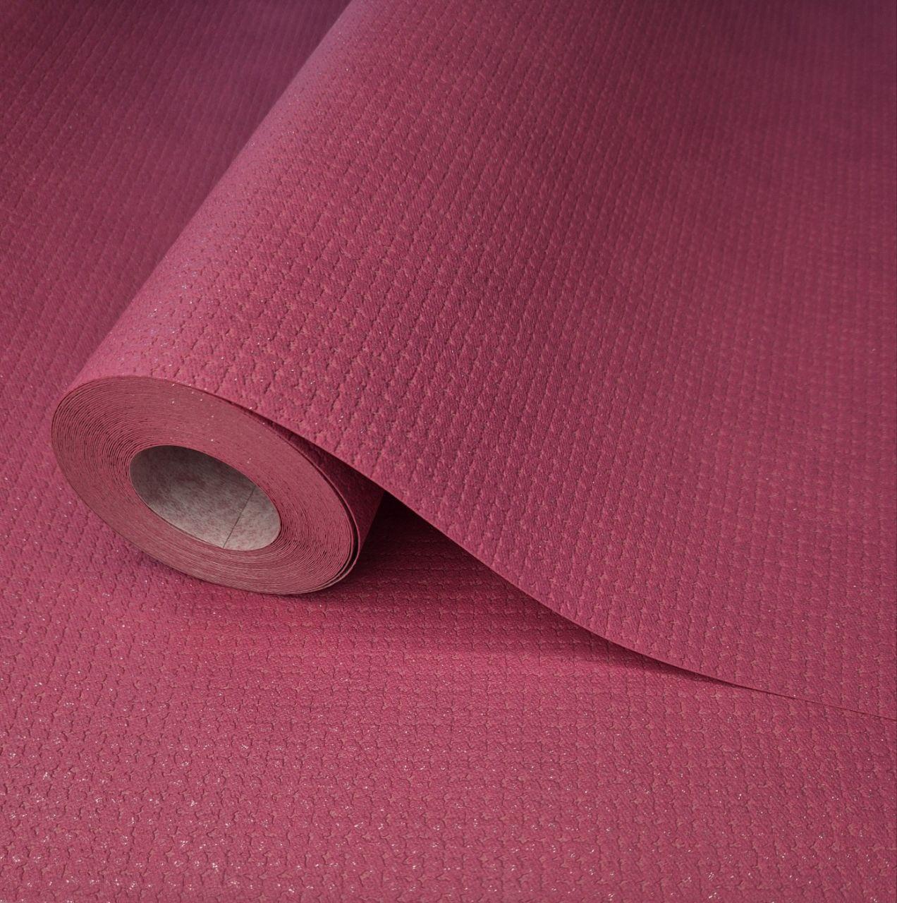 Шпалери вінілові 10 × 0.53 м 6475-90, рожеві однотонні для вітальні, спальні, кухні, коридору, фото 1