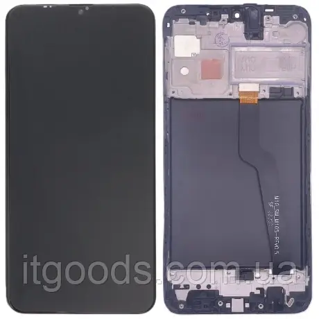 Дисплей (модуль) + тачскрін (сенсор) з рамкою для Samsung Galaxy A10 2019 A105 A105F A105FN A105G A105M чорний