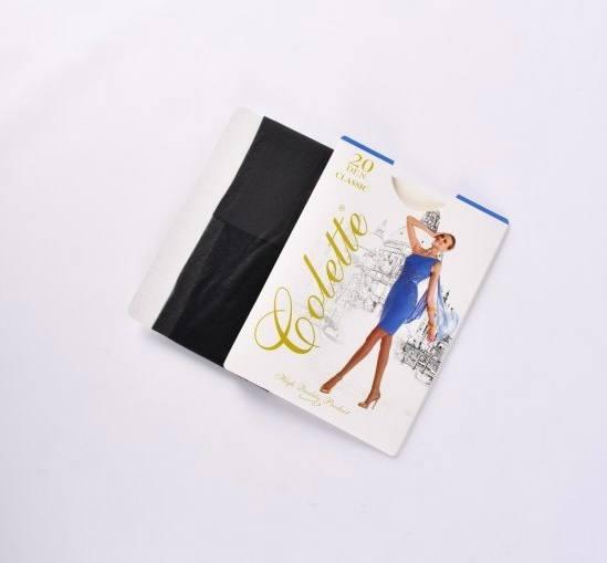 Капронові колготи Colette 20 den Classic графіт розмір 2