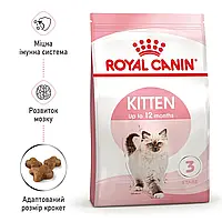 Royal Canin Kitten — Сухий корм із птицею для кошенят до 12 міс 10 кг