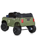 Дитячий електромобіль Toyota Land Cruiser, 4 мотори, акумулятор 24V, фото 3