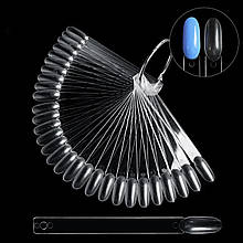 Типси на кільці овальні 50 шт 12,5 см прозорі