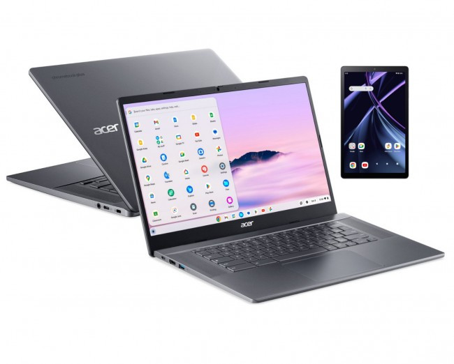 Acer Chromebook Plus 515 Google AI laptop CB515-2H + Tablet Acer Iconia A8-11 - i5-1235U| 15,6'' | 8GB | 512GB | ChromeOS