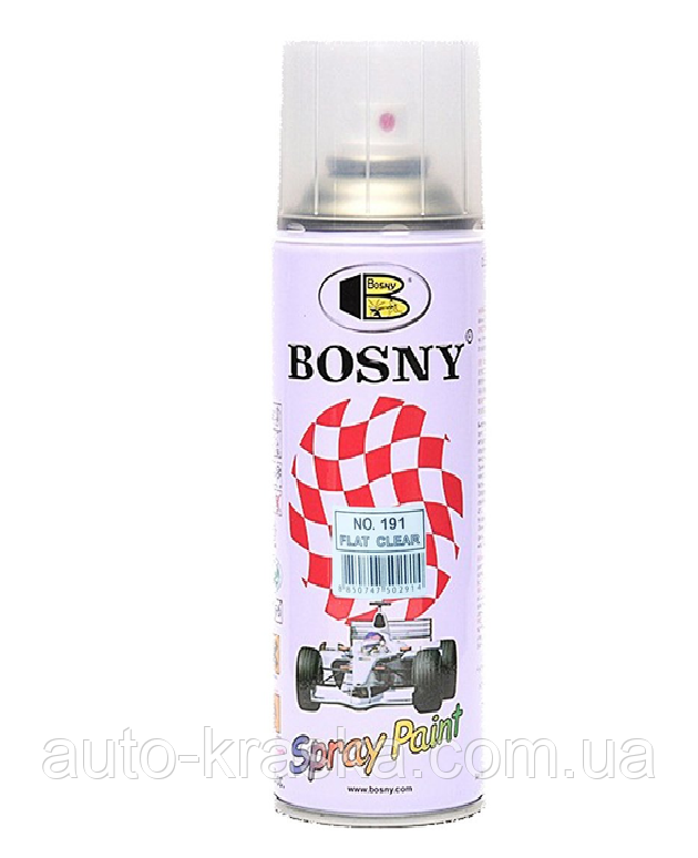 Лак акриловий Bosny аэрозоль 400 мл 191 МАТОВЫЙ.