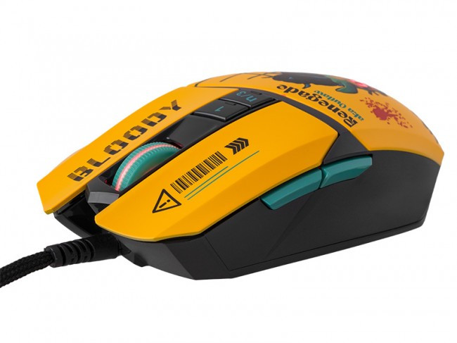 A4Tech Bloody W63 Max RENEGADE Midnight USB Activated Yellow, фото 1