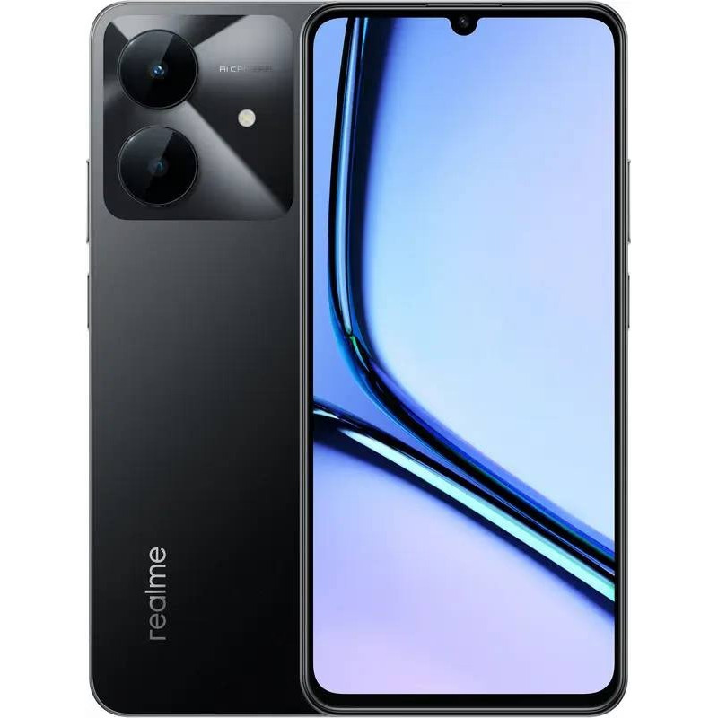 Смартфон Realme Note 60X 3/64GB (RMX3938) Marble Black, фото 1