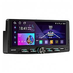 Магнітола 1DIN DriveX AND-7500 6,86" Android 10, 2/32 ГБ, 4 ядра, Bluetooth, GPS, CarPlay, Android Auto