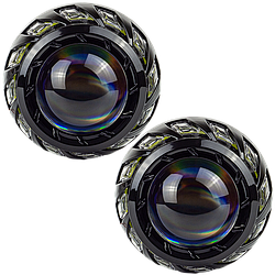 MS A-107 3.0" Black White+Yellow комплект масок до лінз