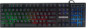 Клавіатура USB GamePro GK296 RGB Black UA