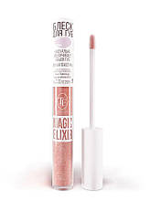 Блиск для губ з ефектом збільшення FT Cosmetics Magic Elixir TL21 №06 (Бежевий топаз) Сяючий ефект