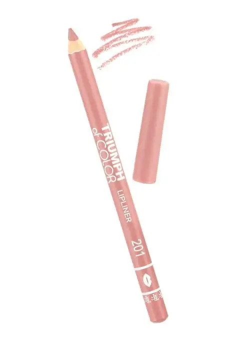 Олівець для губ з кремовою текстурою Придушено-рожевий FT COSMETICS of Color W-212 №201 (Dusty pink), фото 1