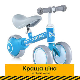 Дитячий беговел 6 дюймів (сталева рама, колеса EVA) PROFI KIDS MBB 1016-2 Блакитний